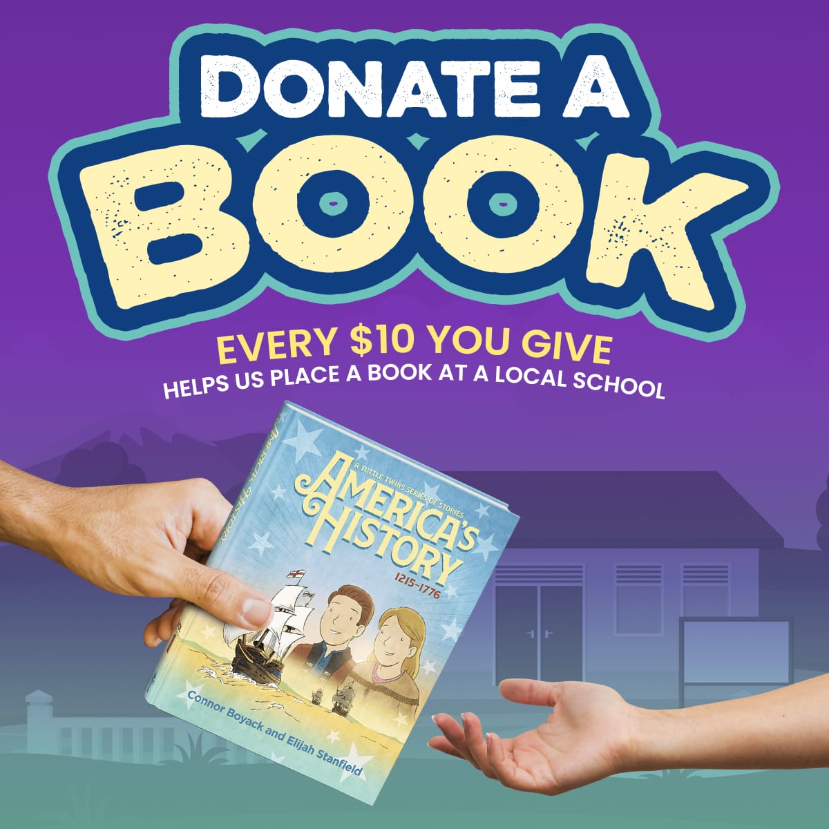 Donate a Copy of America's History to Schools
